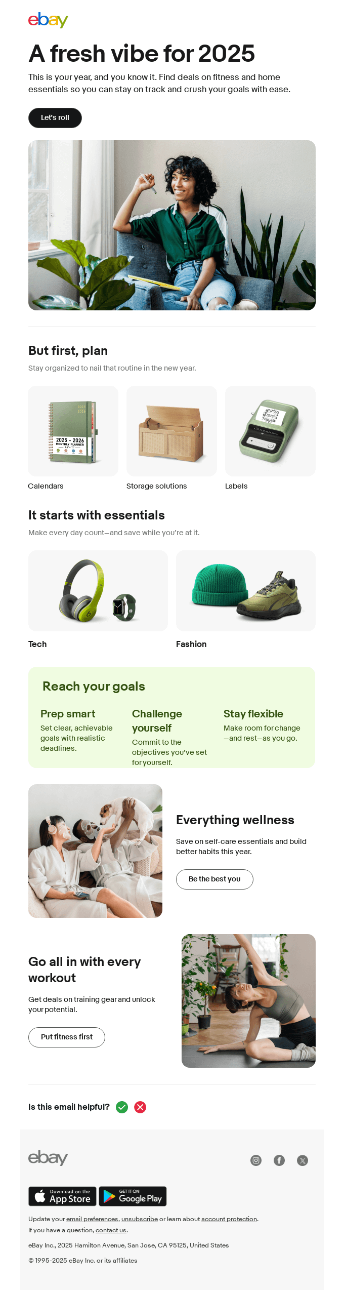 Ebay email design example
